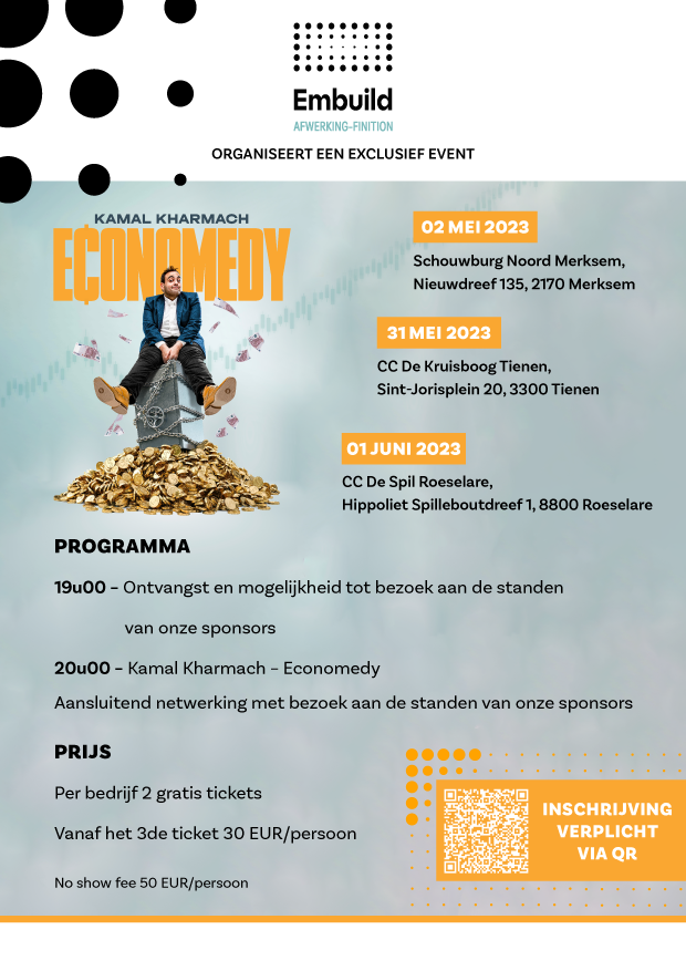 Roadshow "Economedy" met Kamal Kharmach